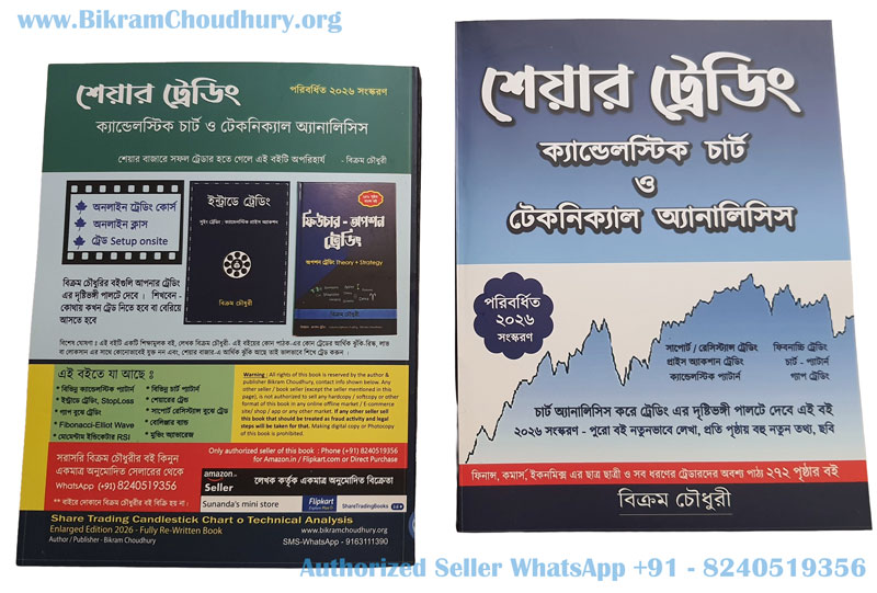 Bikram Choudhury Bengali Stock Market Book : Share Trading Candlestick Chart o Technical Analysis Bengali Book