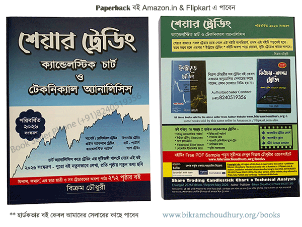Bengali stock market book - Share Trading Candlestick Chart o Technical Analysis 2026 Edition written by Bikram Choudhury