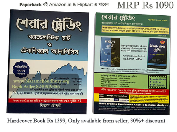 Share Trading Candlestick Chart o Technical Analysis Bengali Book price